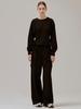 HUNCH Texture Block String Jersey Pants (2Color)