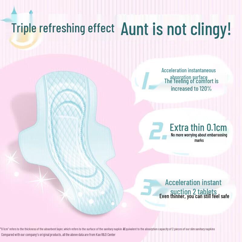 Laurier Zero Touch Ultra-Thin Night Sanitary Pads