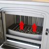 Freestanding Stove Fireplace KRATKI KOZA K7 5kW Ø130 Cast Iron Mounting Kit