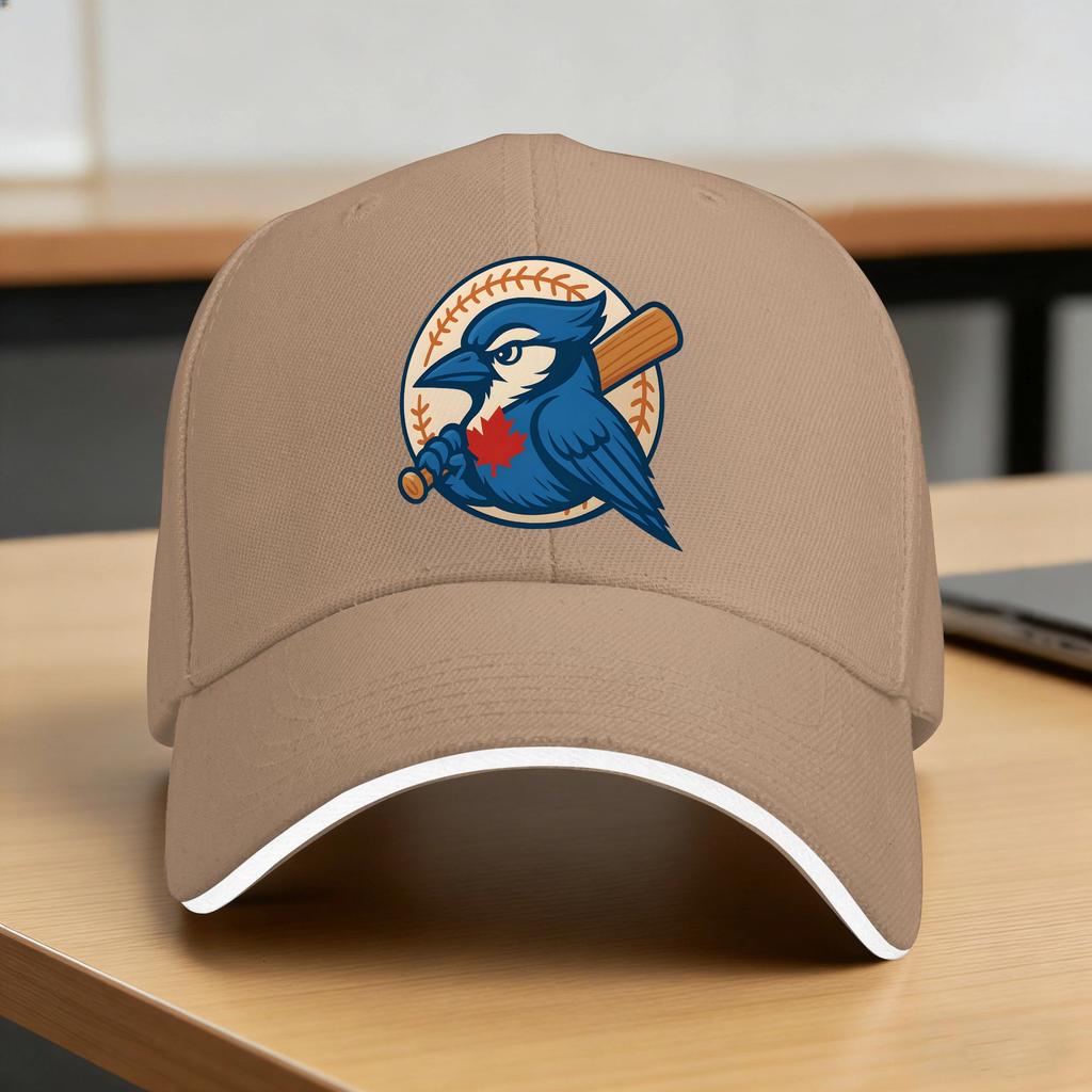 BlueJaysBird Wing Sun Baseball Cap Summer Couple Women  Print Hip Hop Hats Dropshipping Casual Tennis Skate Baseball Caps