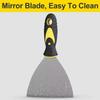2/3/4/5 Inch Stainless Steel Putty Knife Scraper Shovel Paint Tools Construction Tools Household Industrial Cleaning