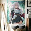 Alya Anime Wall Tapestry Aesthetic Wall Hanging Printed Fabric Blanket Decorative Tapestries for Bedroom Living Room Home Decor