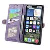 (Purple) Flip Case for iphone 16 Plus Flip Cover Leather Case Wallet Shockproof Simple Business