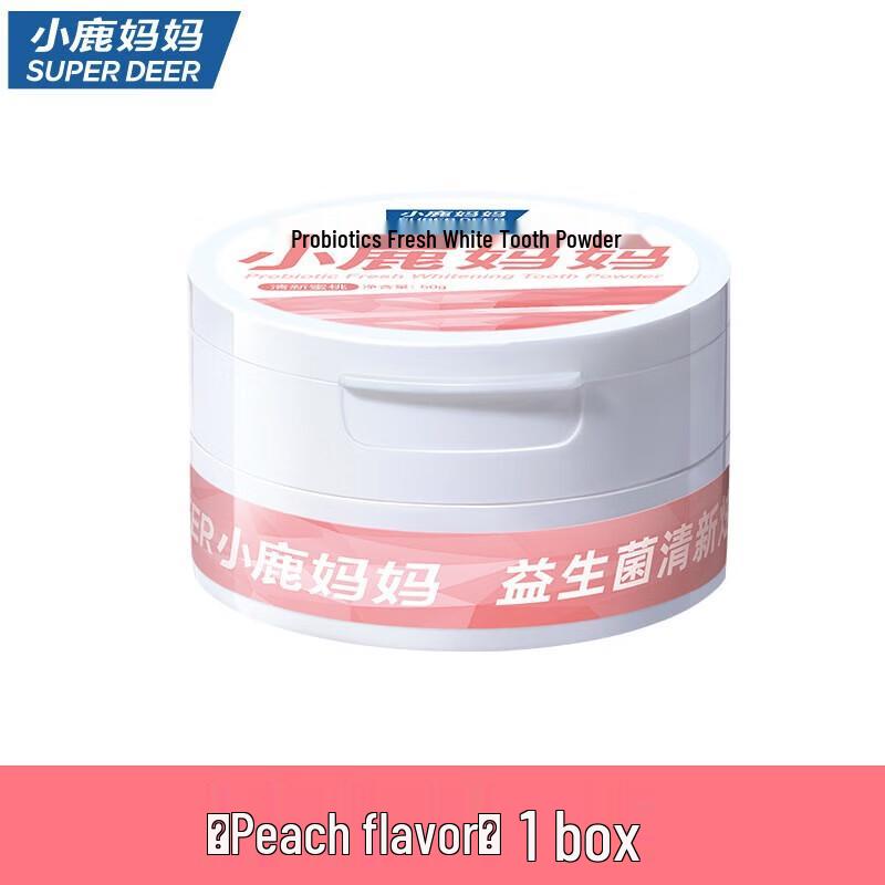 Fawnmum Peach Flavor Tooth Powder