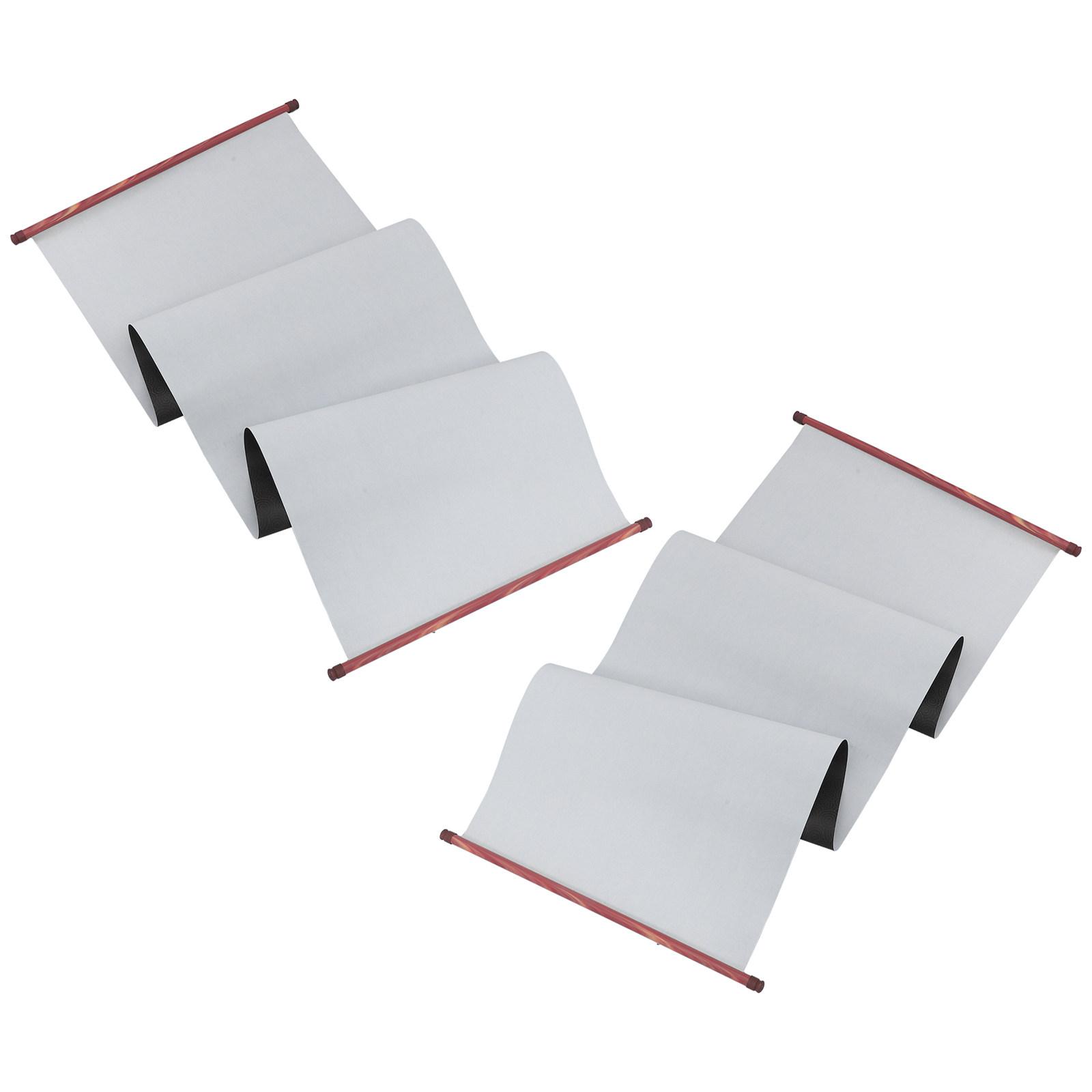 2Pcs Water Writing Cloth Reusable Chinese Calligraphy Scrolls Double-Sided Blank Hanging Scrolls for Office Wall Painting Art China Mainland