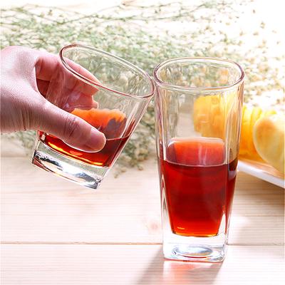 Glasmugg med tjock botten Dricksglas Klassisk vattenflaska Juice Mjölk Dryckesmuggar Fest High End Whiskey Cocktailglas
