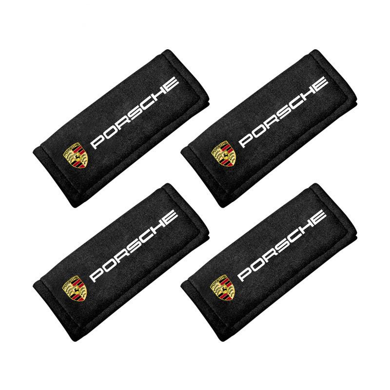 2 st Läder Bil Tak Armstöd Draghandtag Handskar Skyddskåpa För Porsche 911 718 Cayenne Cayman Panamera Macan Boxster