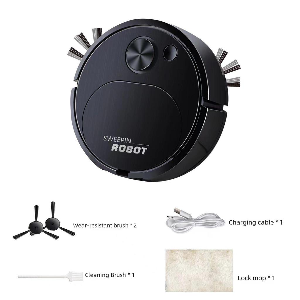 Smart Household Vacuum: Mini Automatic 3-in-1 Sweeping & Dust Cleaning Robot