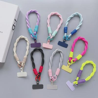Cordino da polso anti-smarrimento per cellulare con clip e ciondolo a bottone
