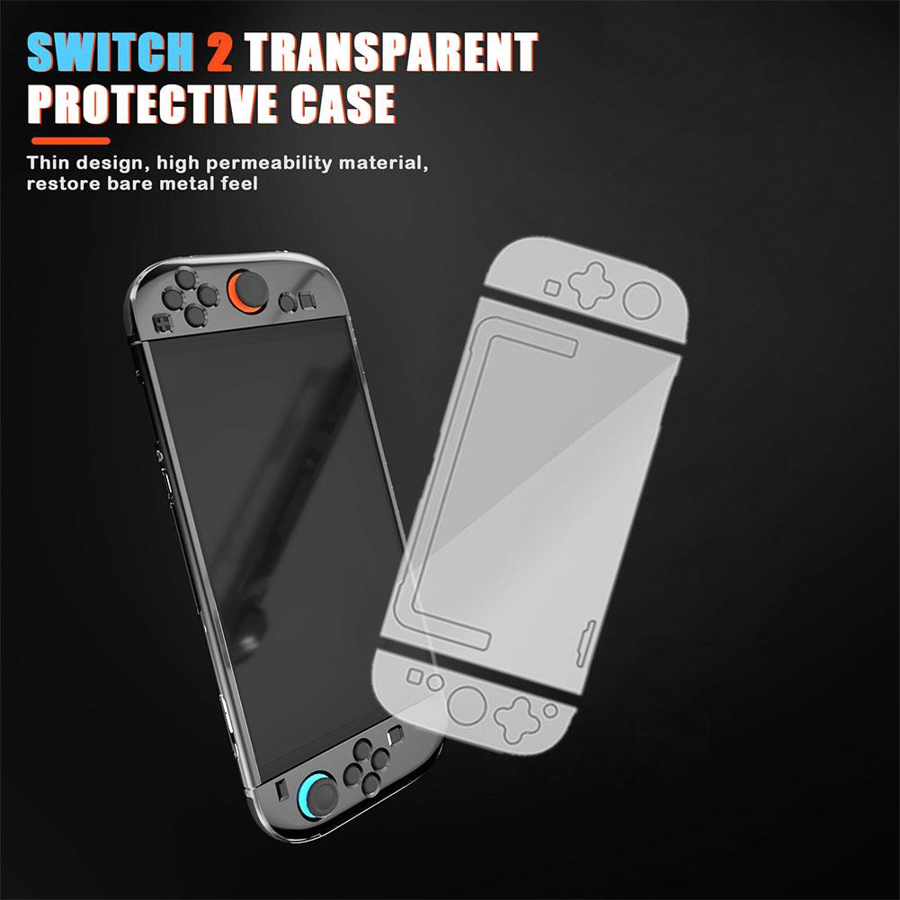 Clear Crystal Case For Nintendo 2 Ultra-Thin Hard Protection Full Cover Cover PC Shell A N3A9