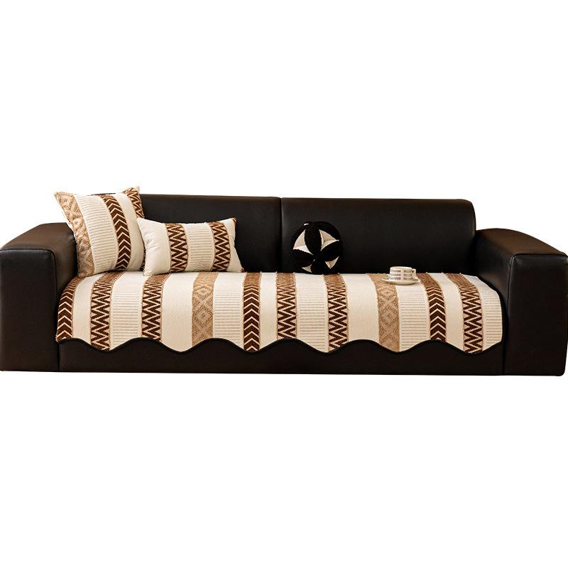 One-Piece Light Luxury High-End Chenille Sofa Cushion  New Fixed Non-Slip And Anti-Cat Scratch Sofa Cushion