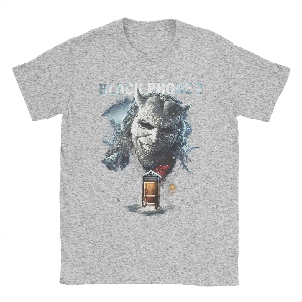 Novelty 2025 Black Phone 2 Movies T-Shirt for Men Round Neck Cotton T Shirts  Short Sleeve Tee Shirt Graphic Printed Tops