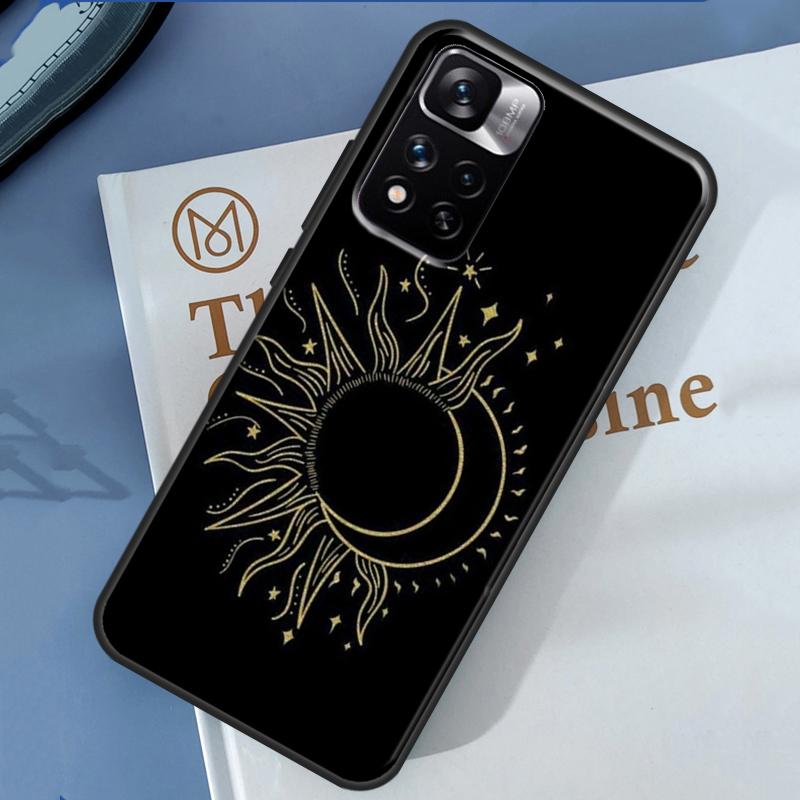 Sun Moon Case For Xiaomi Redmi Note 13 12 11 9 10 14 Pro 9S 10S 11S 12S Redmi 14C 10C 12C 13C Cover