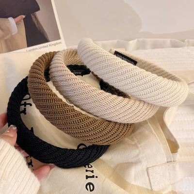 Knitting Wool Hairbands For Women Girls Fashion Elegant Wash Face Headbands Female Hair Bands Hoop Headwear Hair Accessories