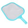 Pool Net Cyan Quick Cleaning Plastic Structure Nylon Material Pool Skimmer Leaf Net for Hot Tubs Fountains