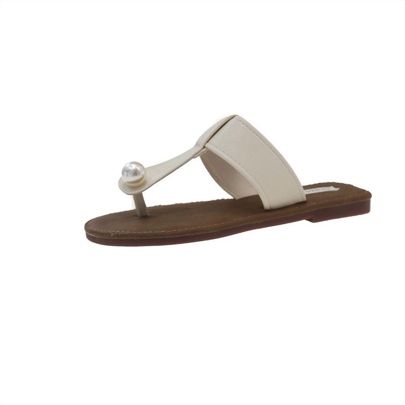 

Французские сандалии женские 2025 новые летние мягкие модные пляжные туфли на плоской подошве верхняя одежда с юбкой римские туфли 40