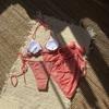 Sexy Lace Composite Mesh Three Piece Mini Skirt Bikini Swimsuit For Women