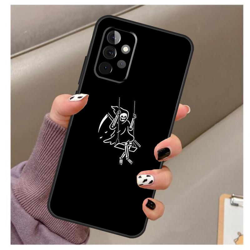 Gothic Witch Satan Case For Samsung Galaxy A33 A13 A53 A34 A54 A14 A15 A16 A26 A36 A56 A12 A32 A52 A06 A35 A55