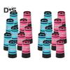 1/10Pz Ghiera Manico Ferri da Golf Strisce Colorate Ghiera Mazza da Golf per Manico a Cono 0.35"
