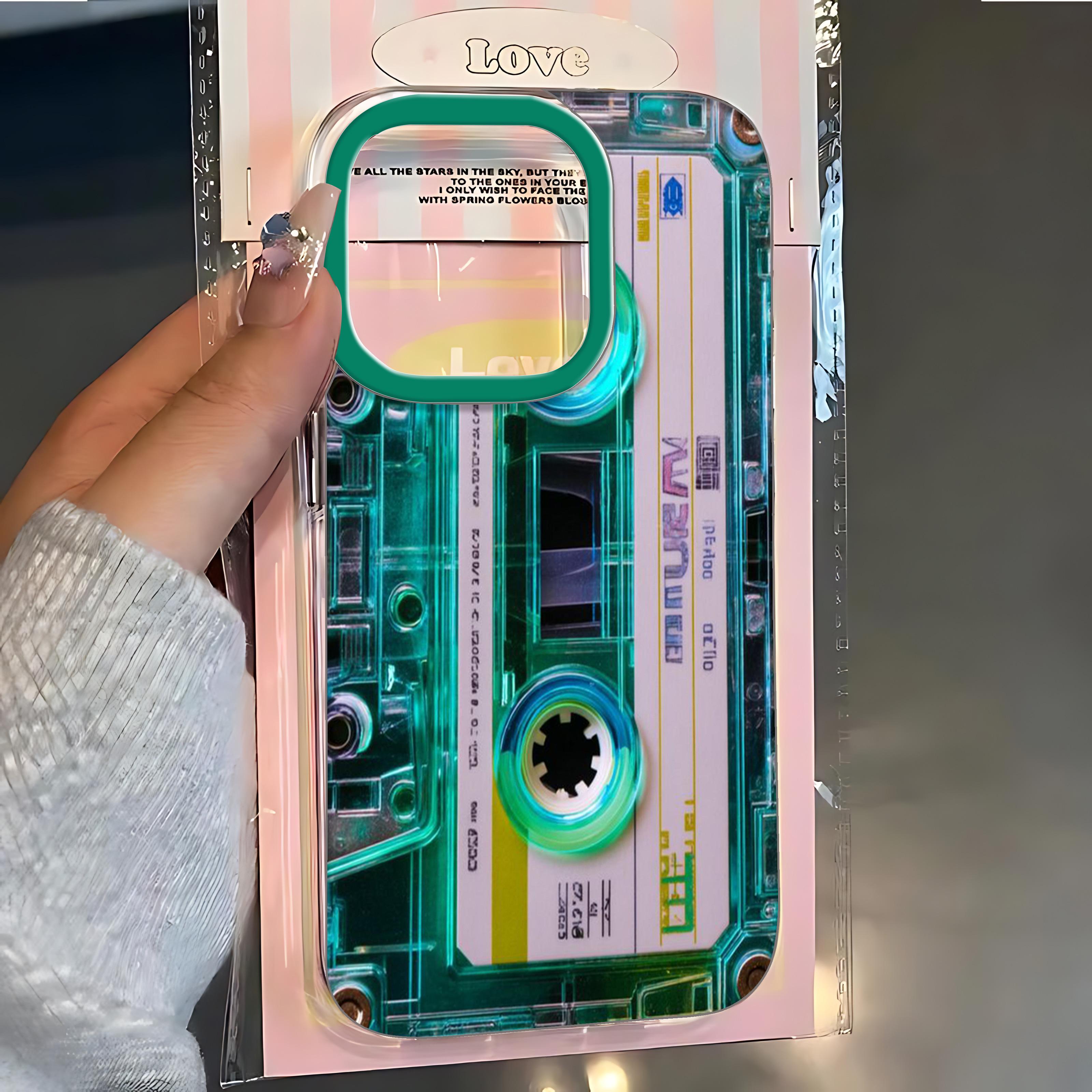 

Unique cassette tape Creative Phone Case For iPhone 17e 17 16 15 14 13 12 11 Mini Pro Max X XR XSMax Air Plus Transparent Cover iPhone 16 ProMax