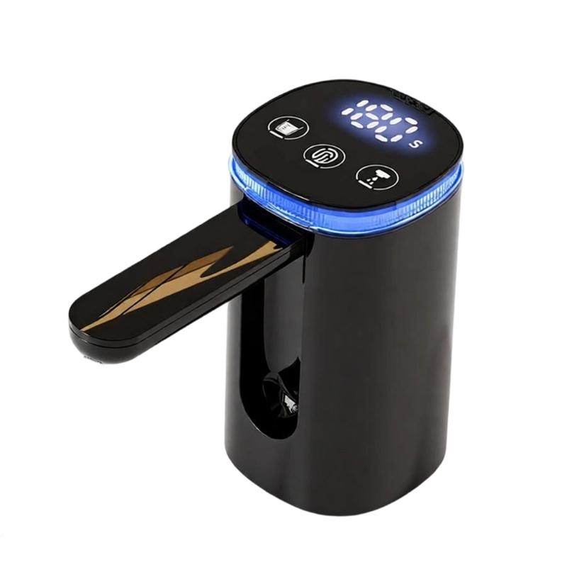 

USB Rechargeable Water Pump for Easy Touching Operations 1200mAh Foldable Water Dispenser for Home and Kitchen Use зелений