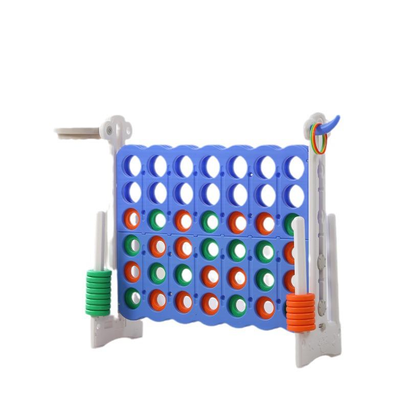 Adjustable 3D Five-in-a-Row Game for Kids - Educational Fun for Indoor & Outdoor Play