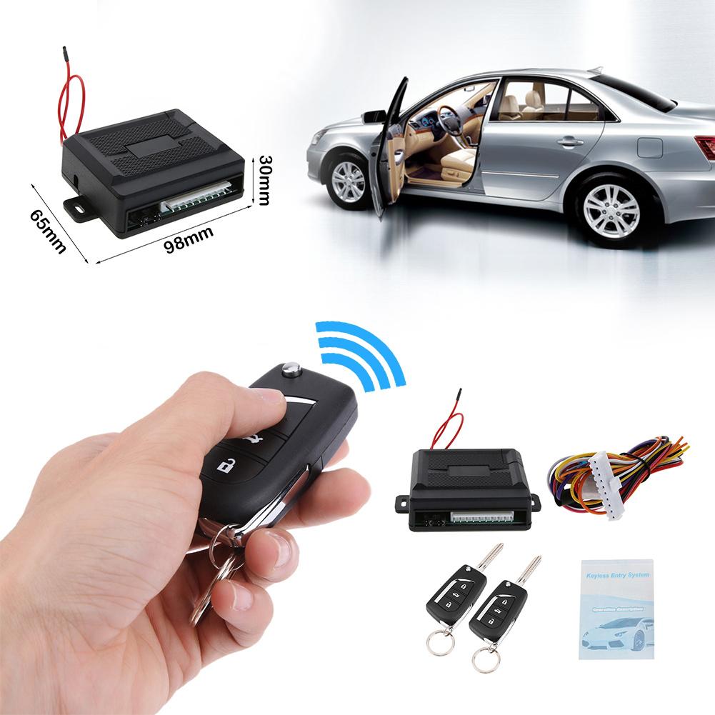 Universal Vehicle Keyless Entry System Multifunctional Car Remote Central Kit Keyless System Remote Control Car Repairing Parts