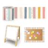 Bulletin Board Borders Colorful Border Trim Stripes Bulletin Board Border Classroom Borders for School Decorations