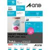 A-One Label Sticker Matte Film Transparent A4 Uncut 10 Sheets 28793