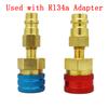 R1234yf To R134a Quick Coupler Adapter High Low Side Connector Conversion for R1234yf Refrigerant System Charging Hose Fitting