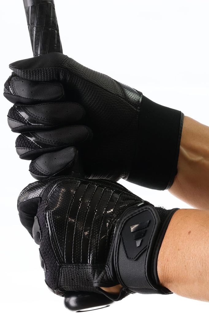 adidas Batting Gloves BASIC Black JM LBG405 Baseball/Softball