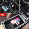 Car Central Armrest Storage Box for BMW 3 Series G20 G21 2019 2020  2021 Cargo Organizer Tray Auto Accessories