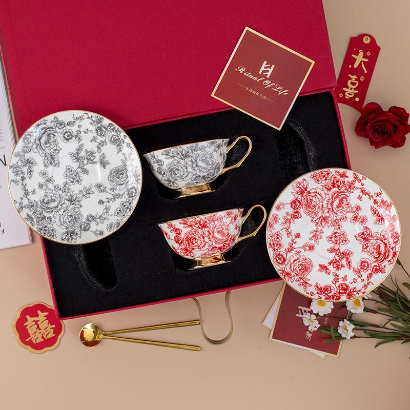 Wedding Gifts For Newcomers, Coffee Cups, High-End Exquisite Gift Boxes, High-End Cups, Housewarming, Wedding Gifts For Girlfriends