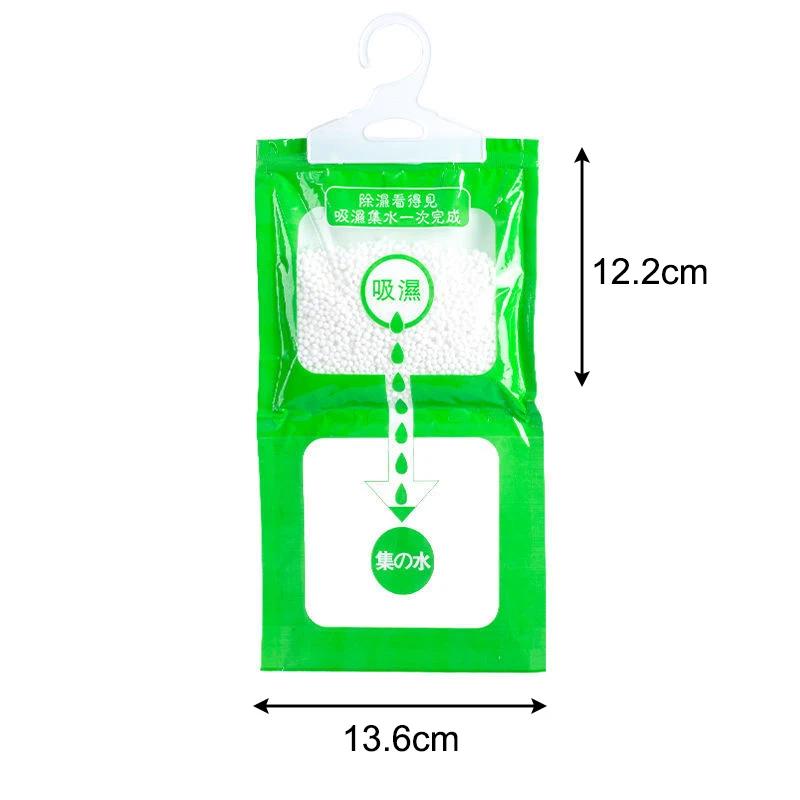 5/1pcs Moisture Absorber Hanging Bags Hanging Closet Dehumidifier Bags Humidity Packs Wardrobe Moldproof Antihumidity Drying Bag 1PC