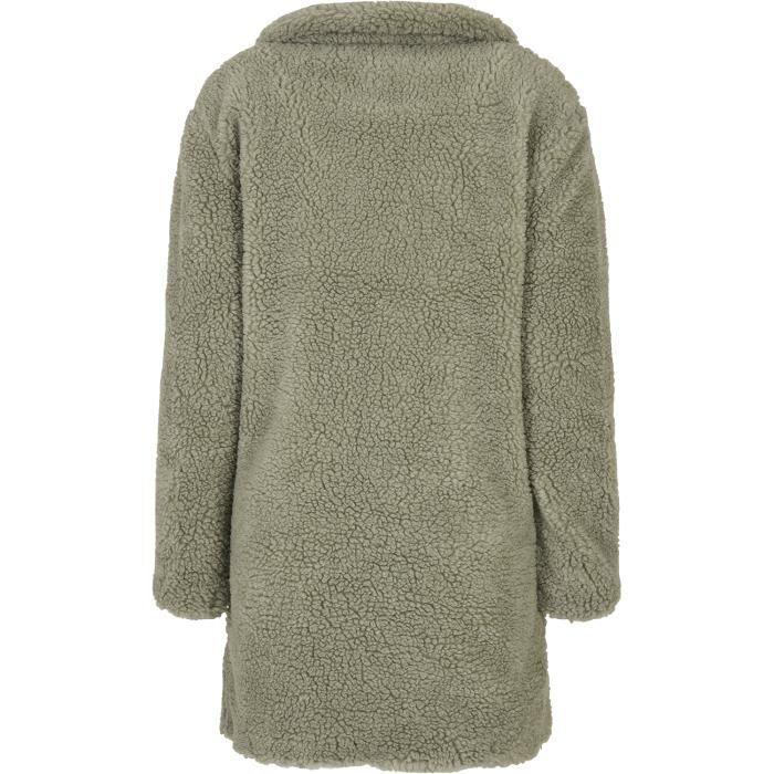 Manteau Sherpa Oversize Femme - Urban Classics - Vert
