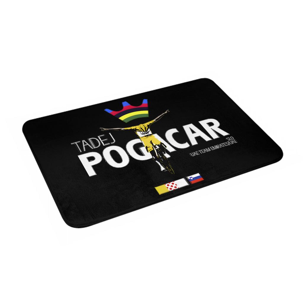 Tadej Pogacar Ciclismo Pogi Team Tappetino da Porta a Pavimento per Bagno Cucina Antiscivolo Zerbino da Interno Tappeto per Ingresso Soggiorno Tappetino