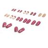 Best-Selling European Christmas Nail Art: Santa Claus & Plum Blossom Design, Whitening Wearable Tips (24 Pieces)