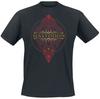 Mastodon Ornate Crest T-shirt Vintage Art Deco Print Casual Cotton Tee Unisex Gothic Streetwear Black Top
