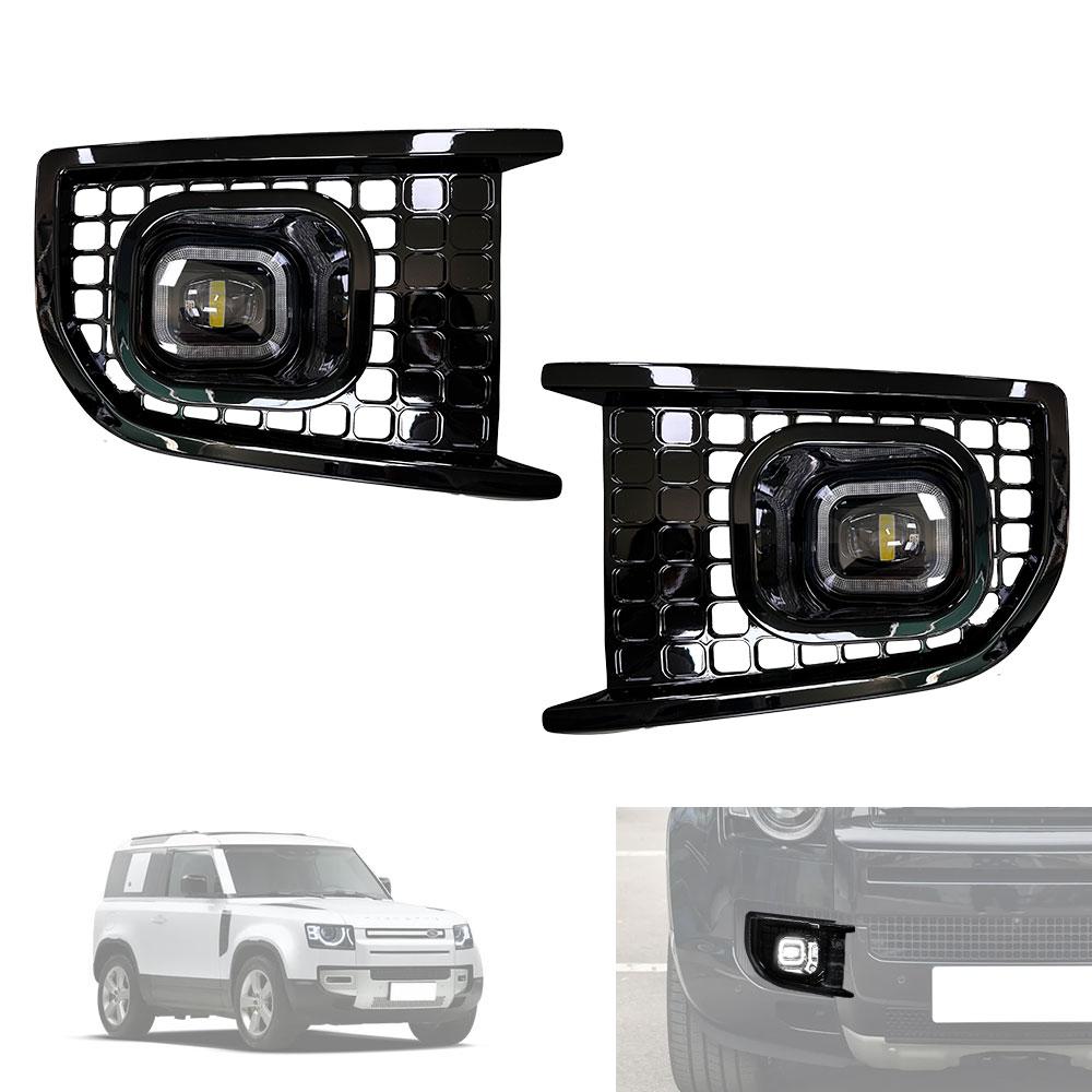 New Style LED Fog Lights Kit For Land Rover Defender 90 110 130 2020 2021 2022 Led Daytime Running Light Fog Lamp Headlight