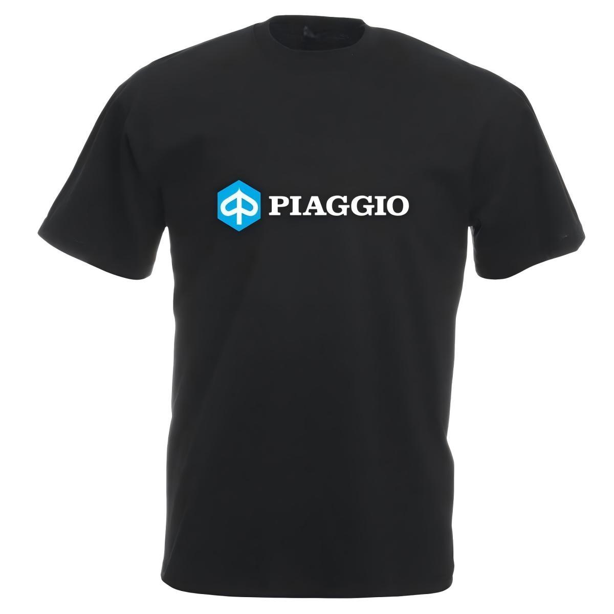 Piaggio Logo T-Shirt 3XL чёрный