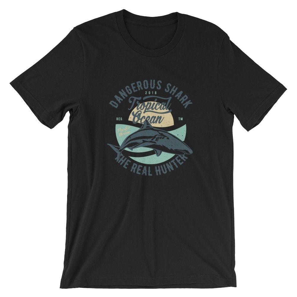 

Dangerous Shark T-Shirt. 100% Cotton Premium Tee NEW S