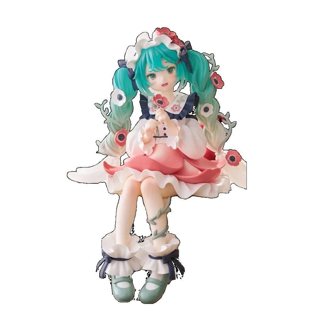 Anime figurka Hatsune Miku Hračky Květinová víla Kolekce MIKU Kawaii Kreslená PVC Akční figurka Model Panenky Narozeniny Dárky Hračky