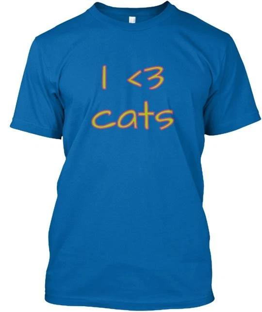 I Love Cats TTshirt Made in the USA Size S to 5XL 3XL