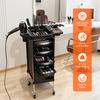 Tattoo Cart Hair Salon Storage Tool Cart, 6-Layer Trolley with 4 Rolling Wheels, Barber for Hairdressing Beauty SPA