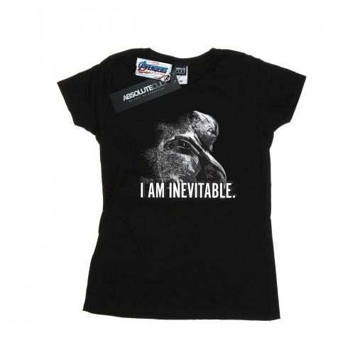 

Marvel Womens/Ladies Avengers Endgame I Am Inevitable Cotton T-Shirt XXL білий