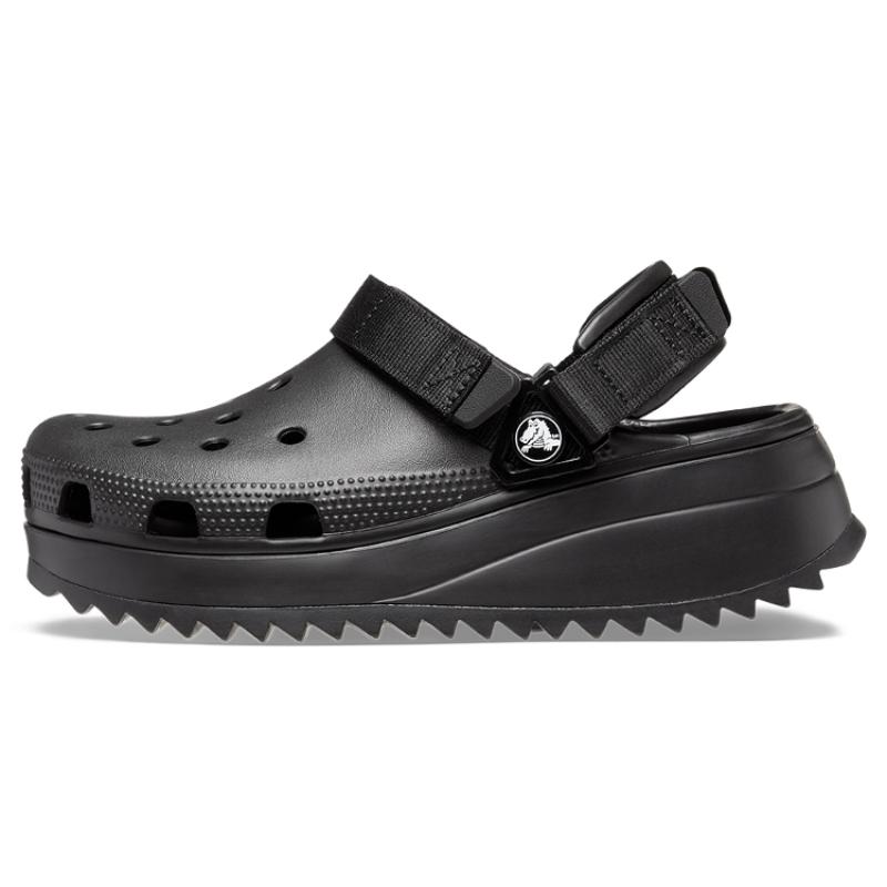 

Crocs Classic Hiker Thick-Soled Holey Sports Sandals Unisex Black 41-42