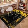 Batman Print Rug, Washable Floor Carpet, For Entryway Dorm Laundry Room Office Study, Home Decor Birthday Christmas Gift