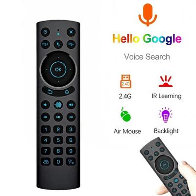 Telecomando vocale Bluetooth 5.0 di ricambio G20S BT PRO con 2.4G retroilluminato wireless IR apprendimento giroscopio air mouse per Android TV Box PC