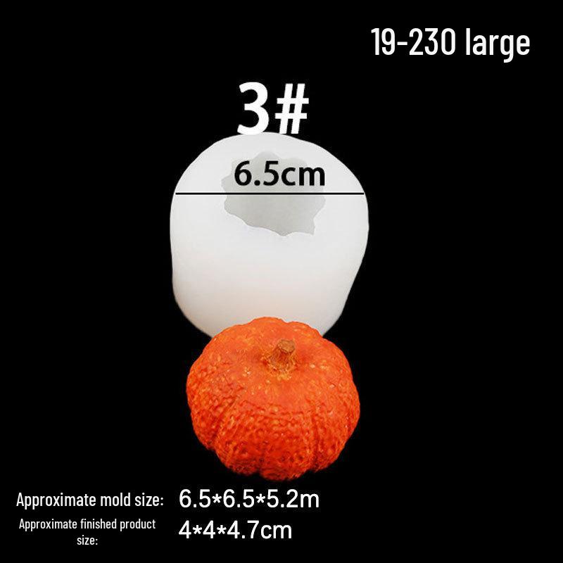 Halloween Pumpkin & Maple Leaf Silicone Mold for Cake, DIY Baking, Aromatherapy, Plaster, and Candle Crafting