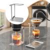 Pour Over Coffee Dripper Stand Machine Bracket Foldable Practical Sturdy for Home Outdoor Bar